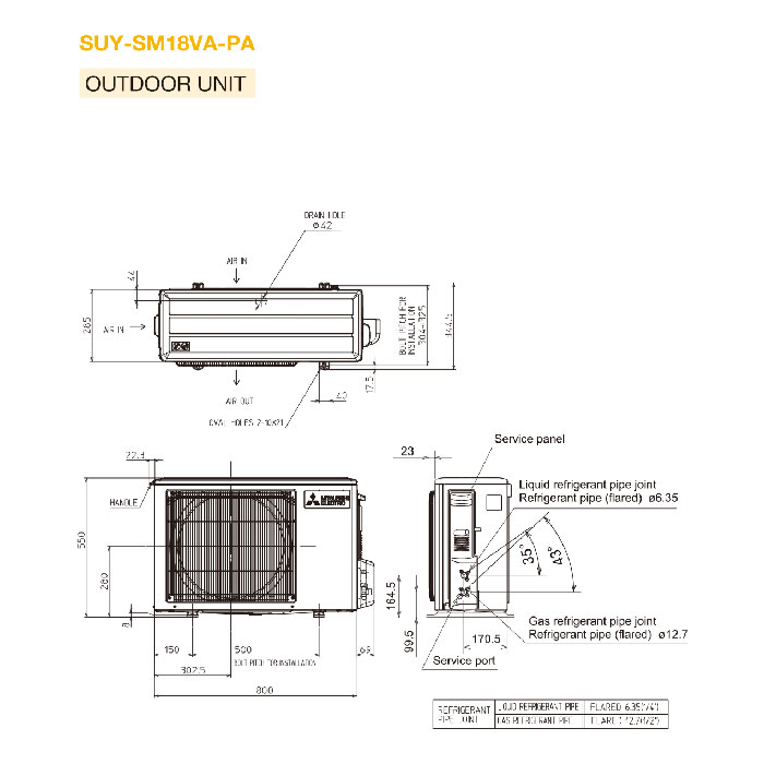 Mitsubishi Electric AC Cassette Inverter 4-Way PLY-SM Series 2 PK - PLY SM18EA + SUY SM18VA